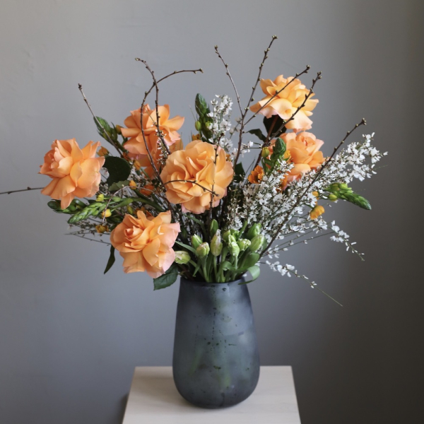 Подписка на цветы "В вазе" (4 доставки) - Размер L