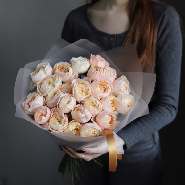 Букет из пионовидных роз Принцесса Айко -  23 розы 