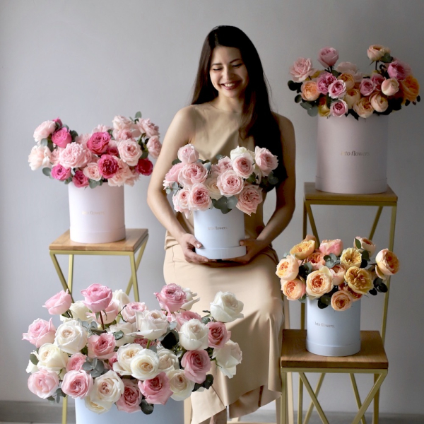 Цветочный сет  "Розовый сад" -  Размер M 