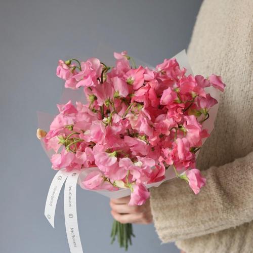 Букет из розового душистого горошка -  29 душистых горошков 