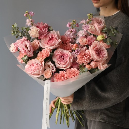 Букет комплимент Розовый -  Размер М