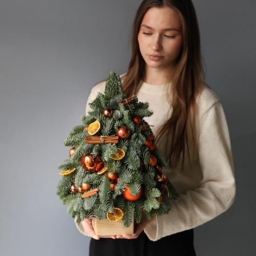 Мини елочка, гамма "Мандариновый Пай"