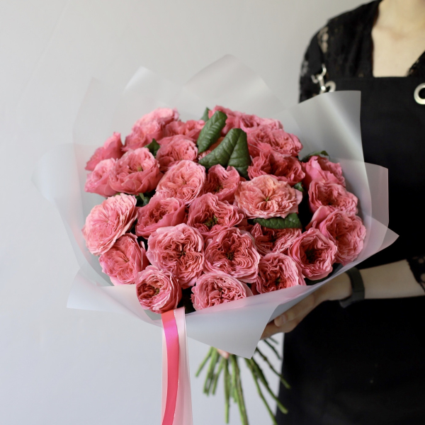 Букет из пионовидных роз Риджентс Парк -  29 роз 