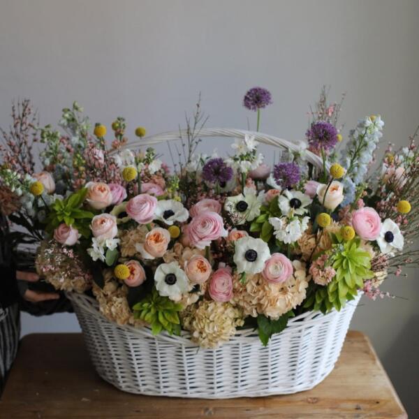 Авторская корзина Весенняя - Размер 4XL