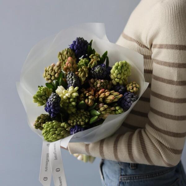 Букет из микса гиацинтов - 25 гиацинтов