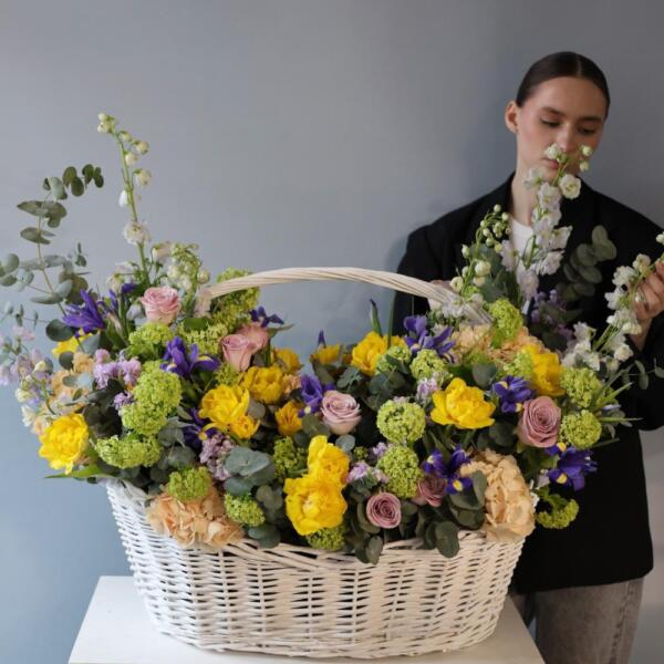 Авторская корзина Весенняя - Размер 2XL