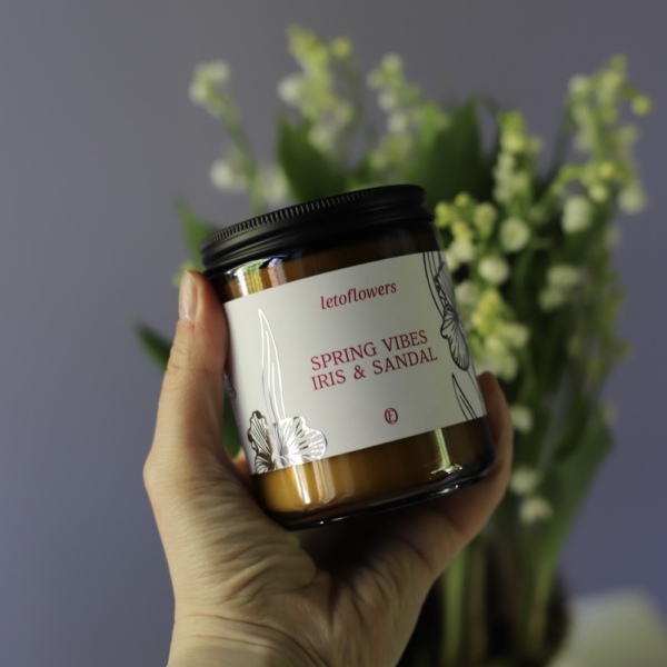 Ароматическая свеча Leto Flowers