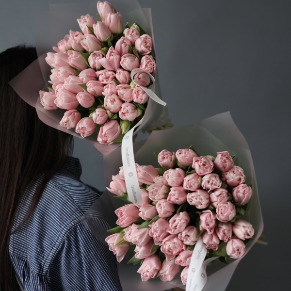 Букет из российских тюльпанов Dreamer - 39 тюльпанов