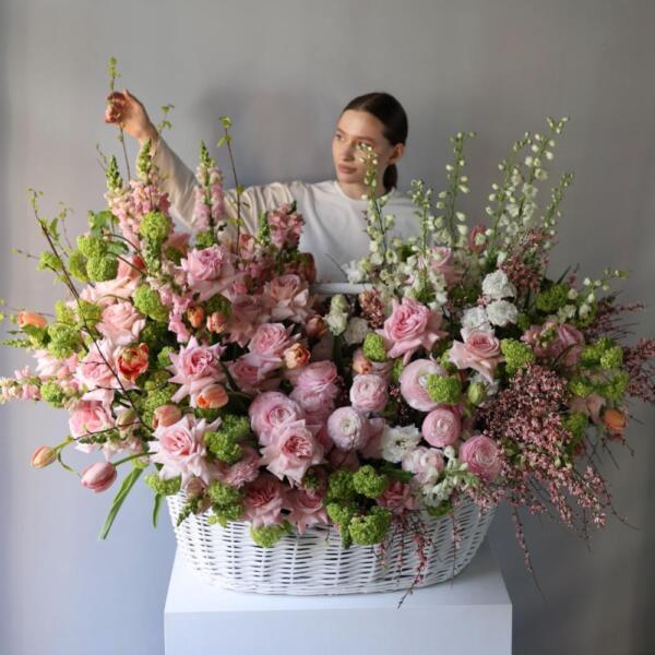 Авторская корзина Весенняя - Размер 4XL