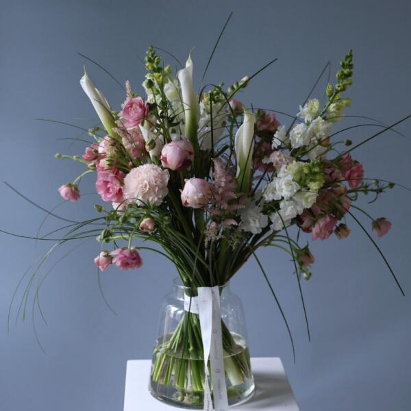 Подписка на цветы "Охапка" (4 доставки) - Размер XL