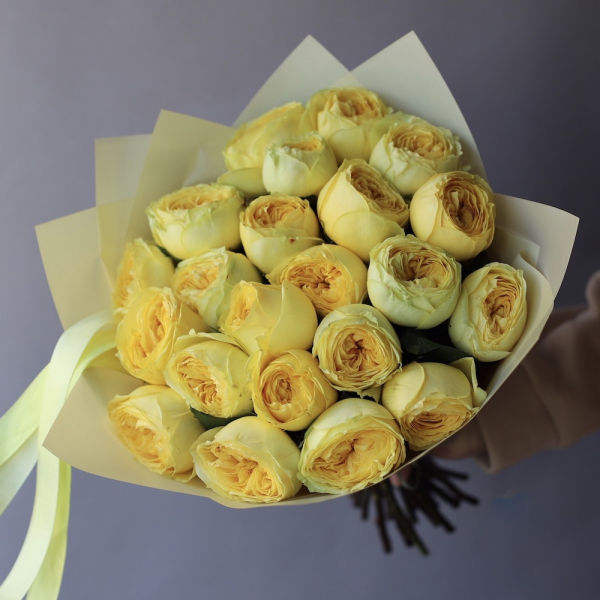 Букет из пионовидных роз Каталина - 23 розы
