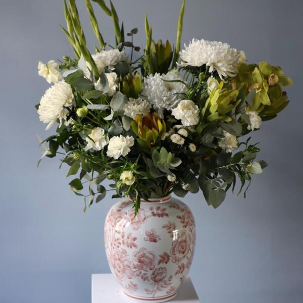 Подписка на цветы "В вазе" (4 доставки) - Размер XL