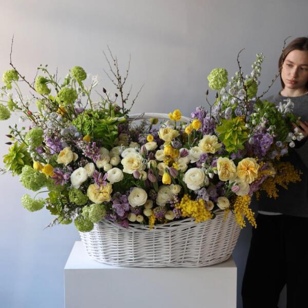 Авторская корзина Весенняя - Размер 4XL