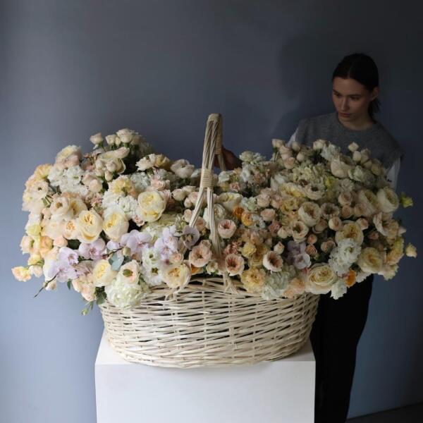 Авторская корзина Персиковая - Размер 5XL - 6XL