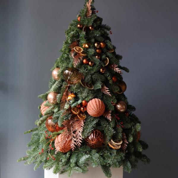 Новогодняя елочка гамма "Мандариновый пай" -  55 см