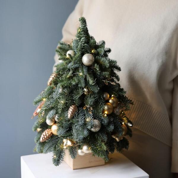 Мини елочка, гамма "Брызги шампанского"