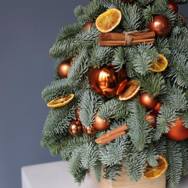 Мини елочка, гамма "Мандариновый Пай"