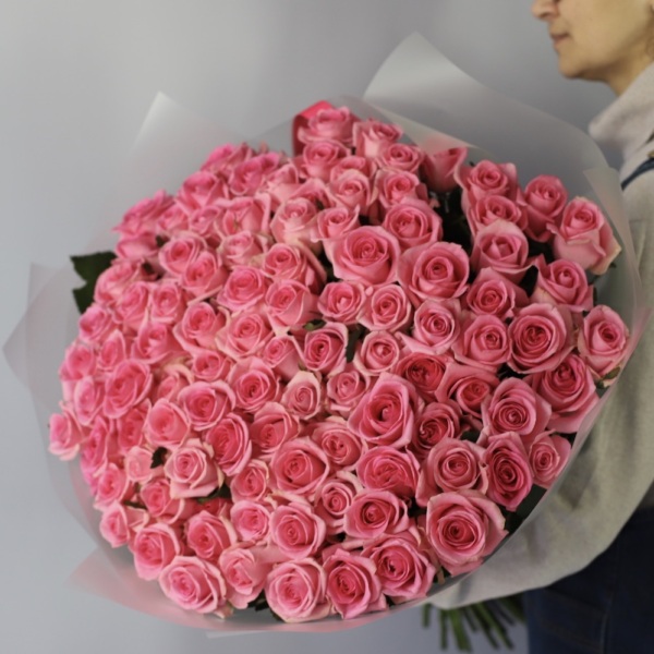 Букет из роз Аква -  101 роза 