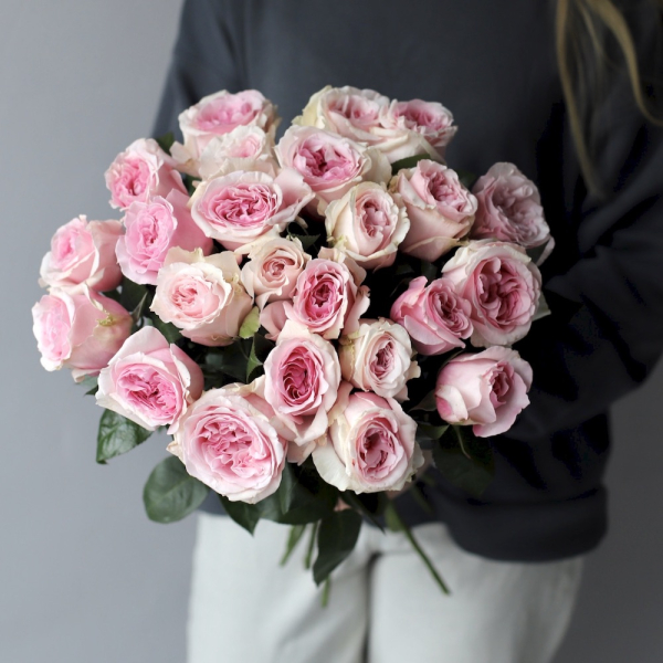 Букет из пионовидных роз Дэвида Остина Миранда - 23 розы