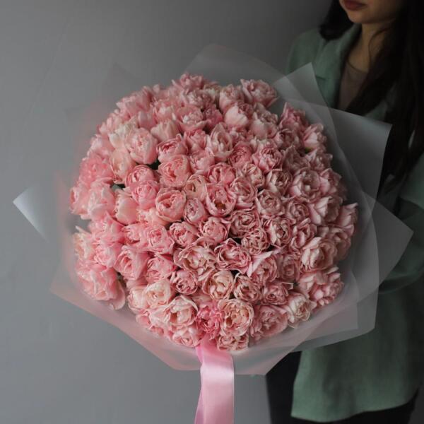 Букет из российских тюльпанов Dreamer - 99 тюльпанов