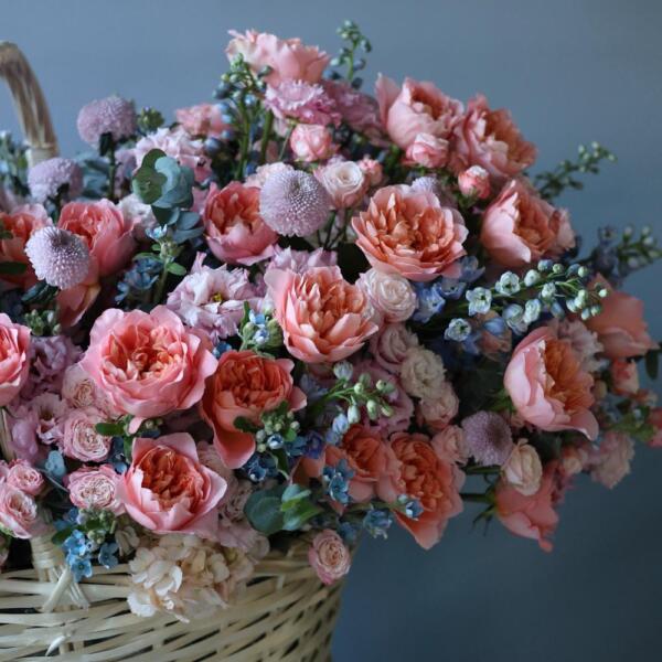 Авторская корзина Акварельная - Размер 5XL - 6XL