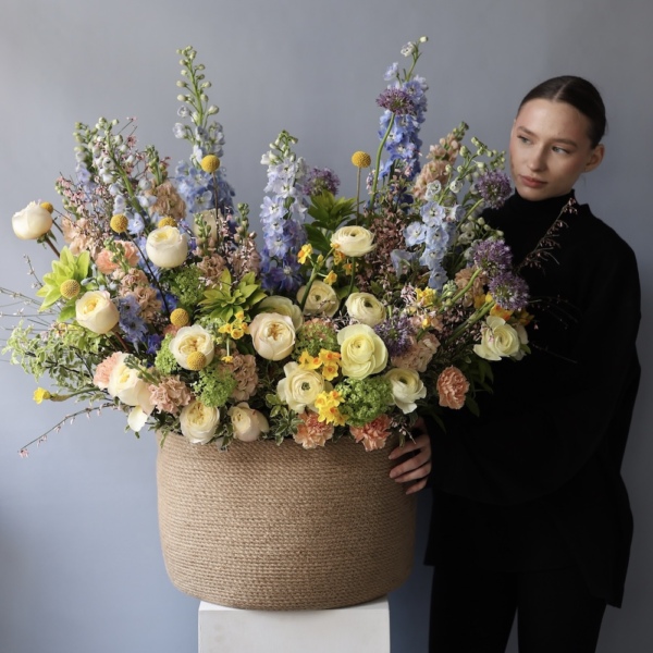 Авторская корзина Весенняя - Размер 2XL