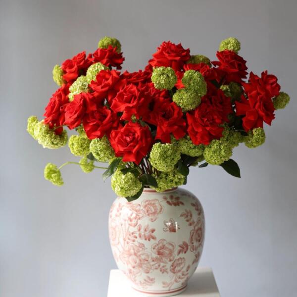 Букет "Мулен Руж" - Размер L ( в вазе )